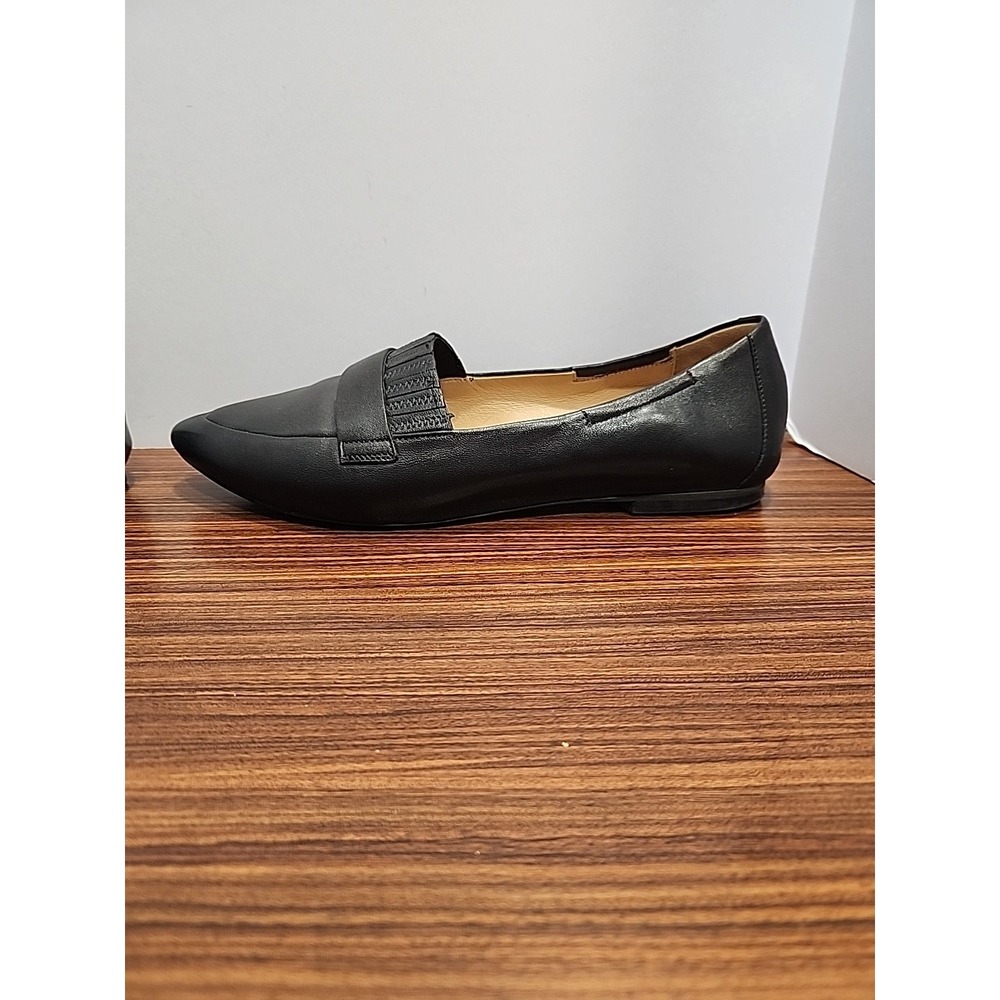 Trotters Flats Womens Size 8 M Emotion Loafer Black Leather Slip On - Picture 5 of 8